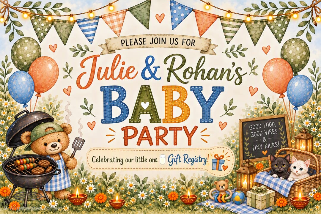 Julie & Rohan's Baby Shower & House Warming Party