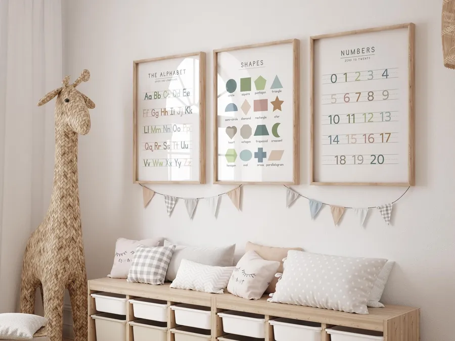Baby artwork with frame